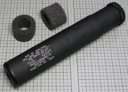 GB-TECHのソーコムサイレンサー分解画像
