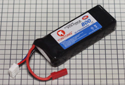ユントン 7.4v/2s 800mAh リポバッテリー