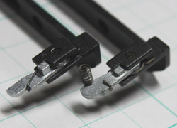 東京マルイ 電動ハンドガンM93Rの改修されたトリガーバー